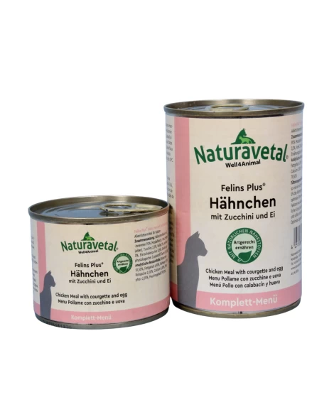 Felins Plus popolna mokra hrana piščanec, bučke in jajce