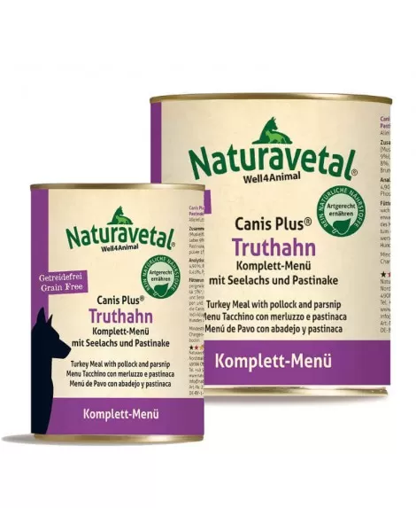 Canis Plus popolna mokra hrana puran, polak in pastinak 