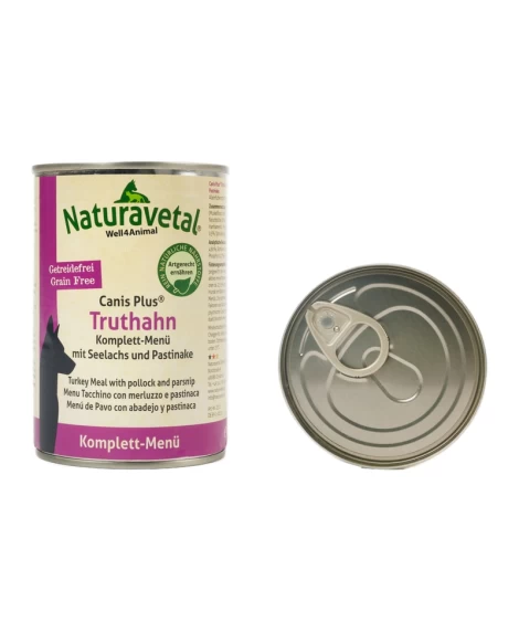 Canis Plus popolna mokra hrana puran, polak in pastinak 