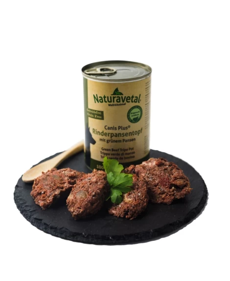 Canis Plus 100% govedina z zelenimi vampi 