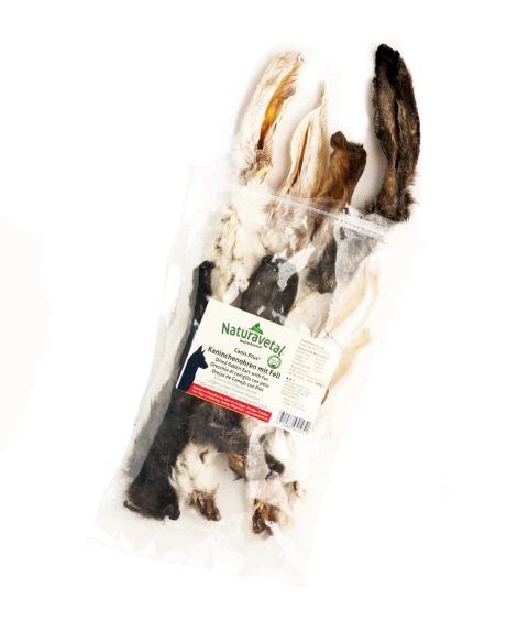 Canis Plus posušeni kunčji uhlji z dlako 100g