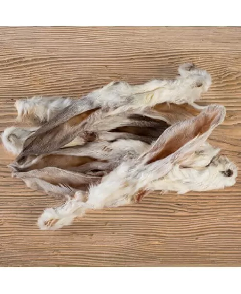 Canis Plus posušeni kunčji uhlji z dlako 100g