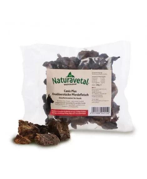 Canis Plus posušeno konjsko meso v koščkih 150g