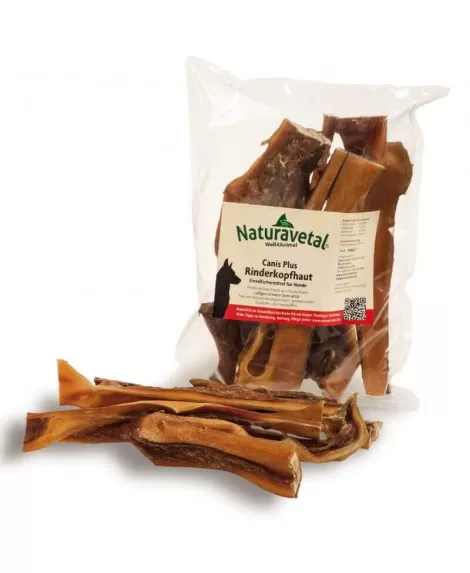 Canis Plus posušena koža glave goveda 25 cm (500 g)