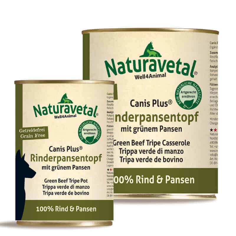 Canis Plus 100% govedina z zelenimi vampi