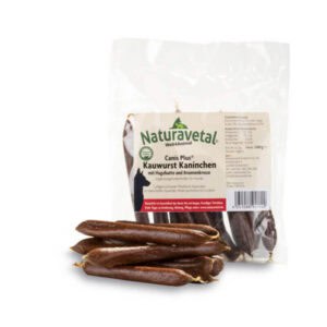 Premium priboljški za pse Canis Plus kunčje mesne salame za žvečenje